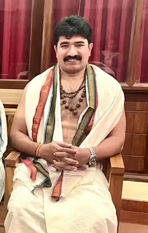 Datteswara Rao Sheikh in traditional attire