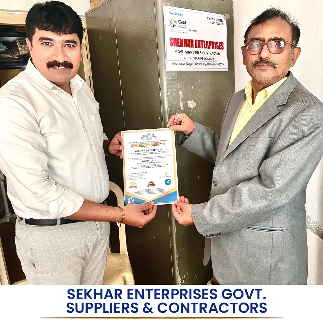 Original Cubhera Associates client story: Sekhar Enterprises Govt. Suppliers & Contractors